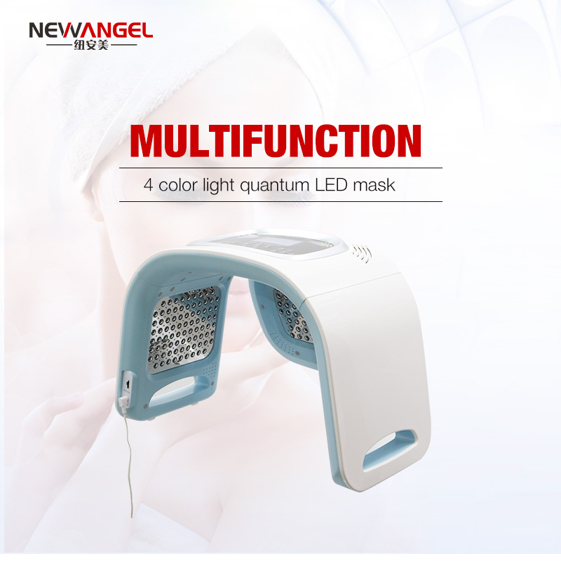 4 Color Led Light Therapy Face Neck OEM Photon Led PDT Facial For Home And Beauty Salon Newangel Cheapest