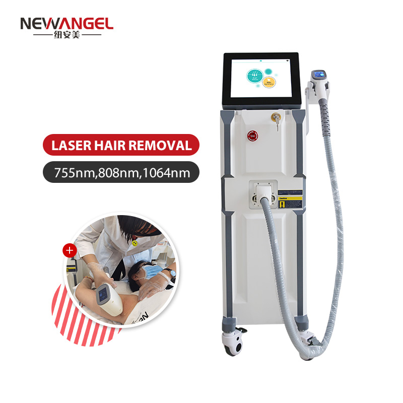 Diode Laser 808nm Hair Removal Machine 3 Wavelengths Soft Light Laser Hair Removal Skin Rejuvenation