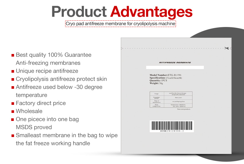 Freezefat anti freezing membrane