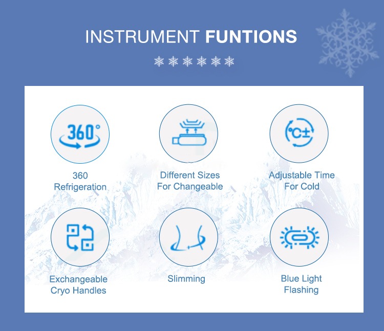 Cryo Fat Freezing Body Slimming Machine for Salon Use