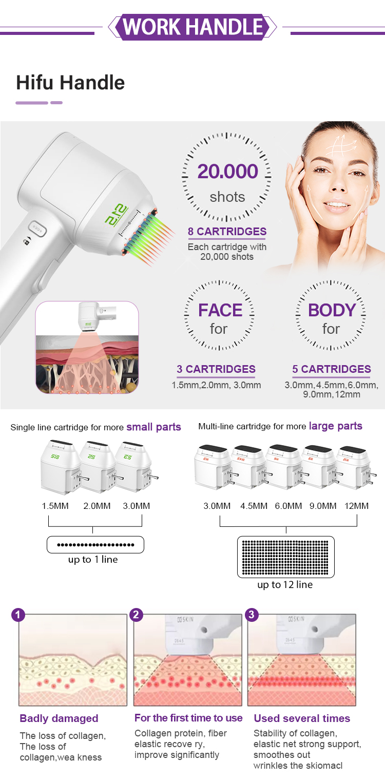 HIFU machine for easy use skin lifting anti aging