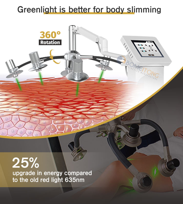 6d Laser 532nm 635nm Body Shape Machine