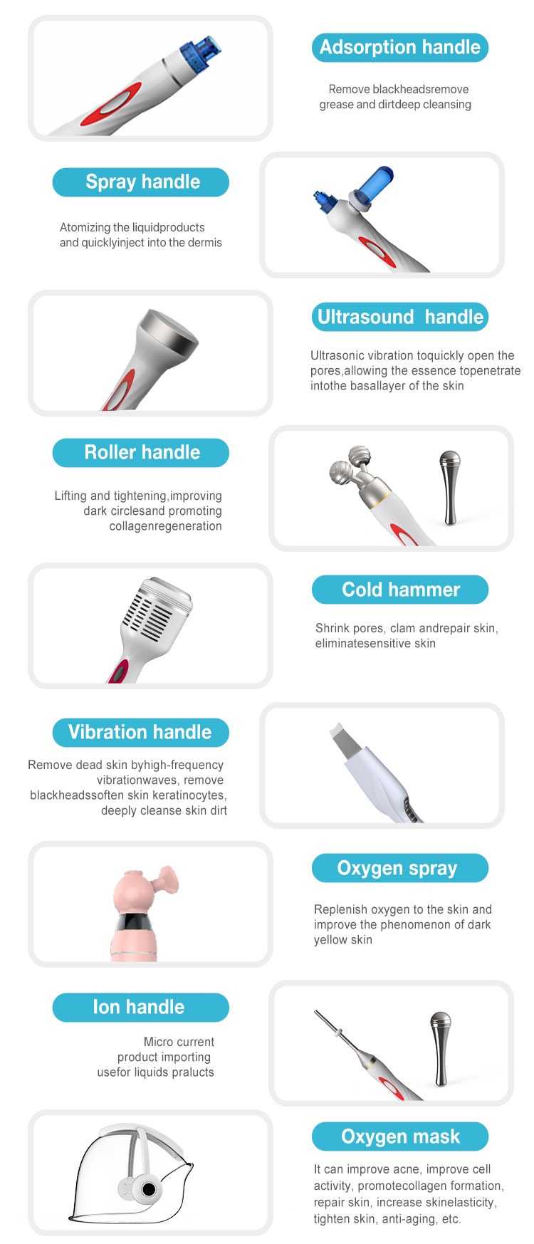 Professional Oxygen Facial Machine Oxygen Skin Treatment