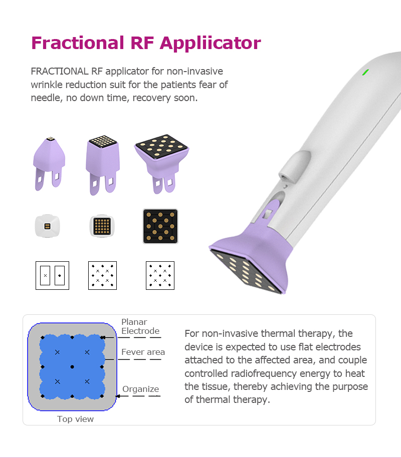 Fractional rf microneedle machine Skin tightening suitable salon use