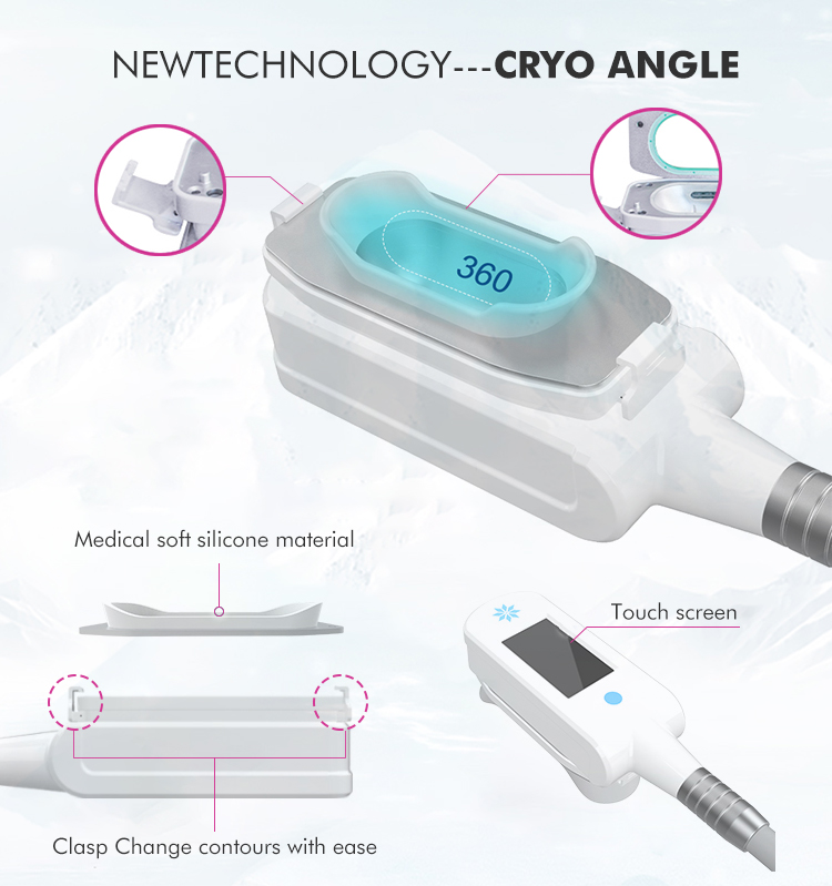 Cryolipolisis Body Slimming Belt Fat Freezing 360 Cryo Machine