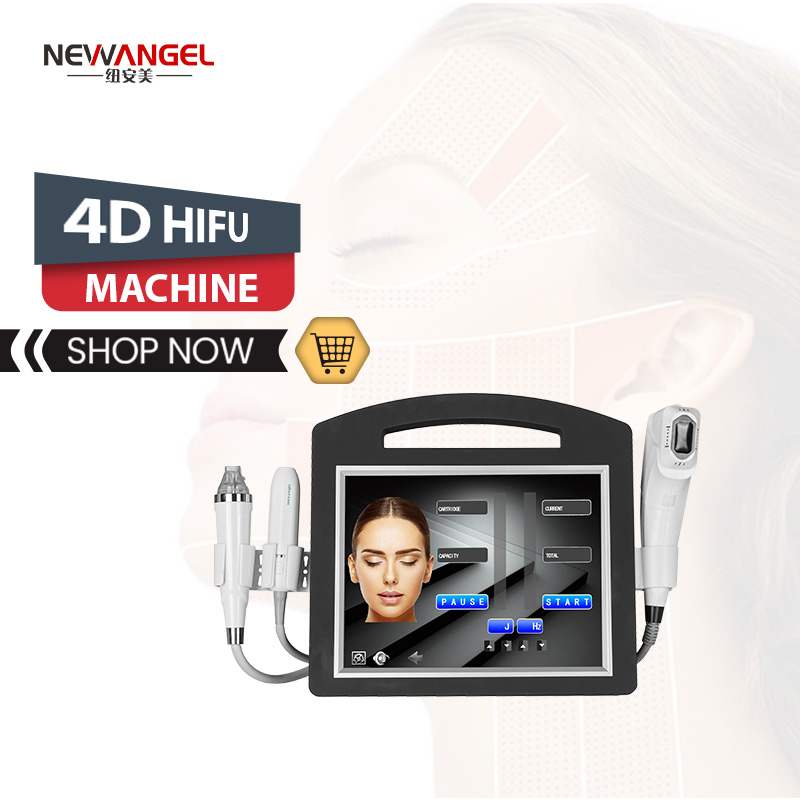 4d hifu machine 3 in 1 radar mirco rf focused ultrasound hifu for Skin Tightening 