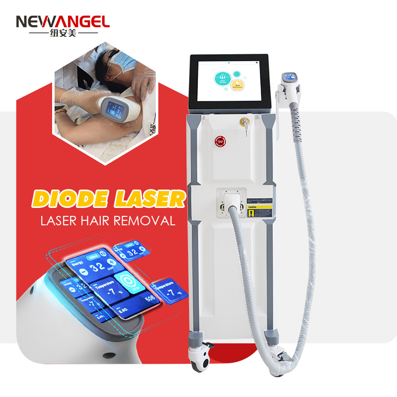 Diode Laser 808nm Hair Removal Machine with 3 Wavelength Manufacturer Spa Use