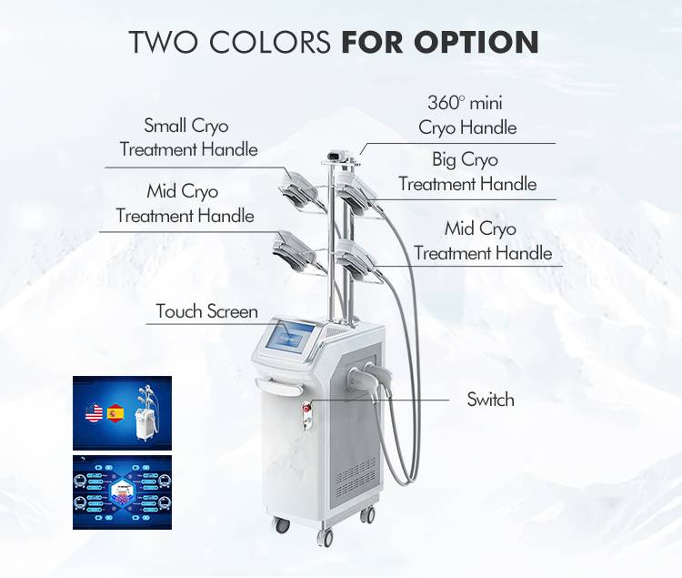 Cryolipolisis Body Slimming Belt Fat Freezing 360 Cryo Machine