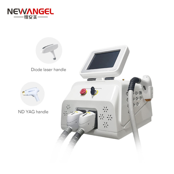 3 wavelength laser hair removal machine q switch nd yag tattoo removal salon use