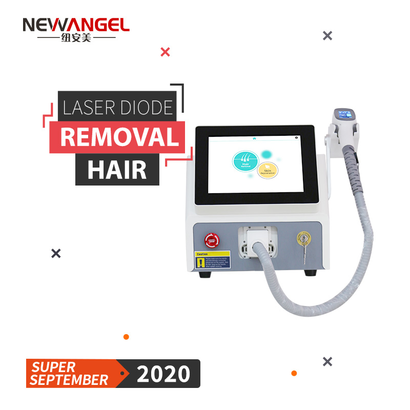 portable diode laser hair removal machine 808nm Professional beauty 3 wavelength depilation skin rejuvenation painless