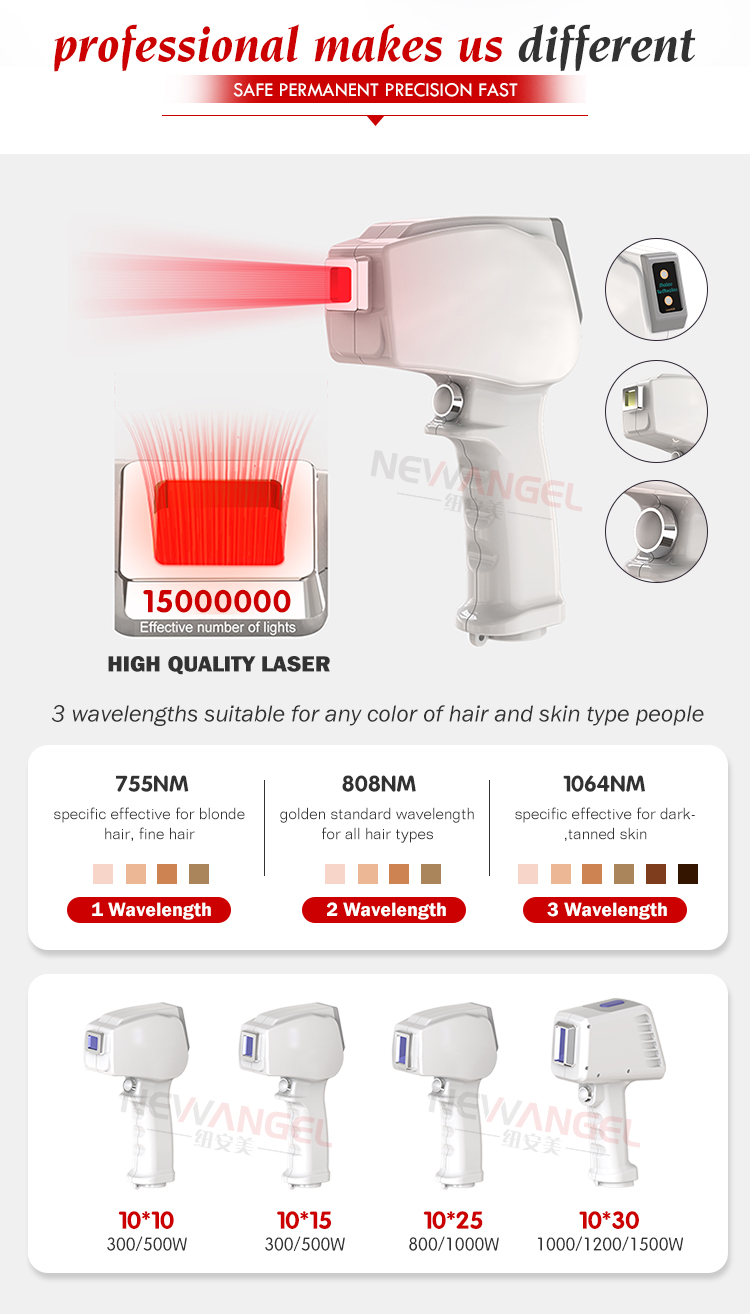 Diode Laser 808nm Hair Removal Machine New Trending Salon Oed Odm Logo Customization Painless Hair Removal