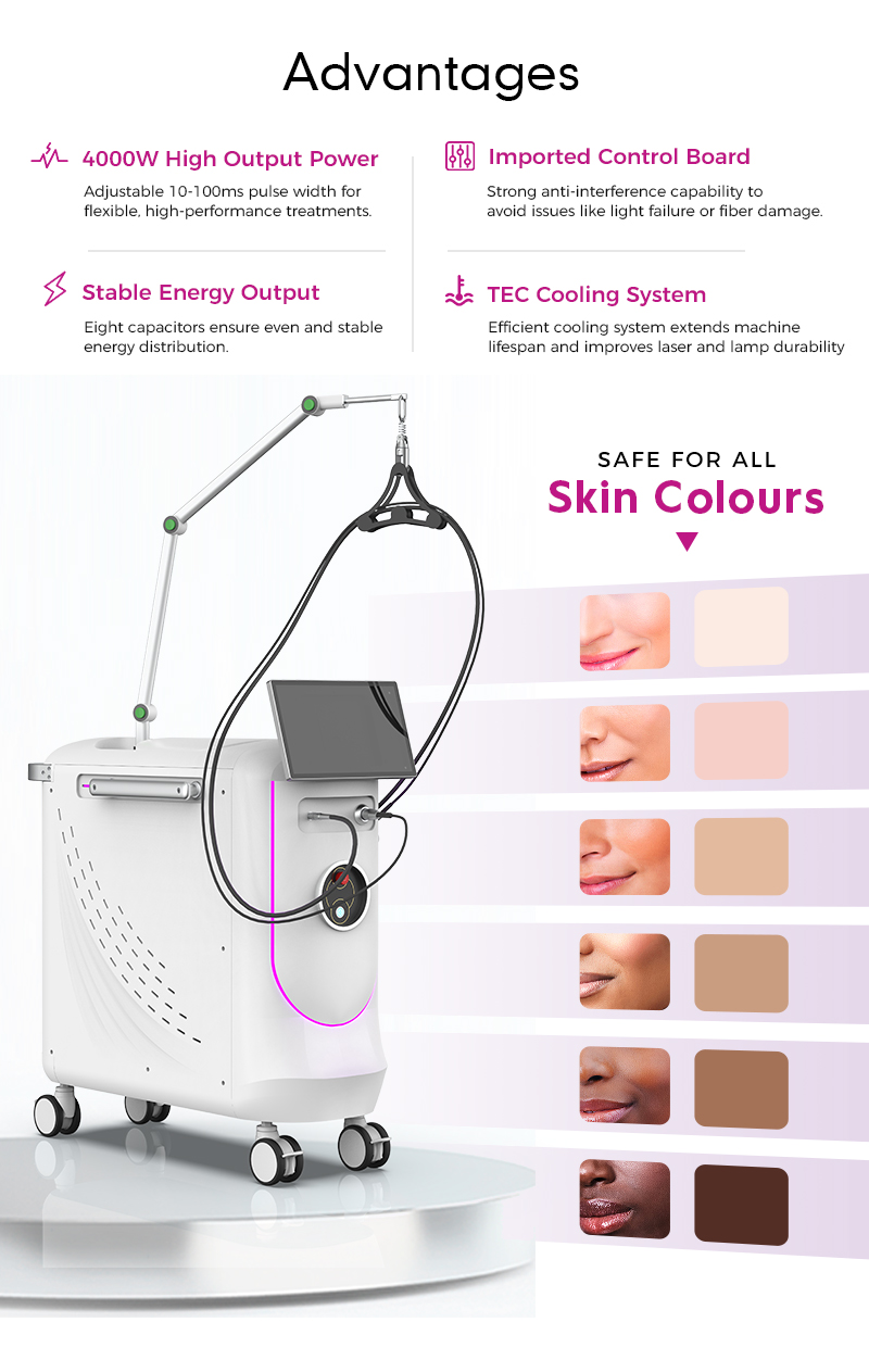 High Power 755 Alexandrite Laser Machine