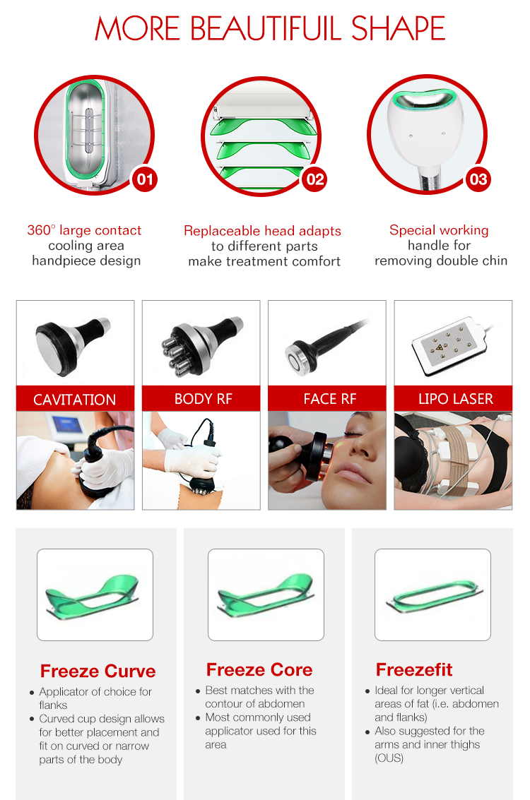 Cryolipolysis Machine Price 360 Degree Freezing Body Slimming Beauty Salon