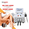 Nd Yag Laser Q Switch Diode Laser Hair Removal Machine with 3 Wave Length
