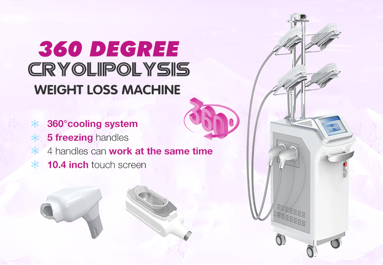 Cryolipolisis Body Slimming Belt Fat Freezing 360 Cryo Machine
