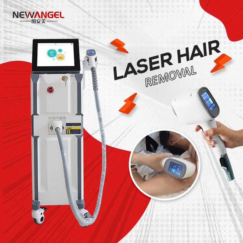 3 Wavelengths 755 808 1064nm Diode Laser Hair Removal Machine Price