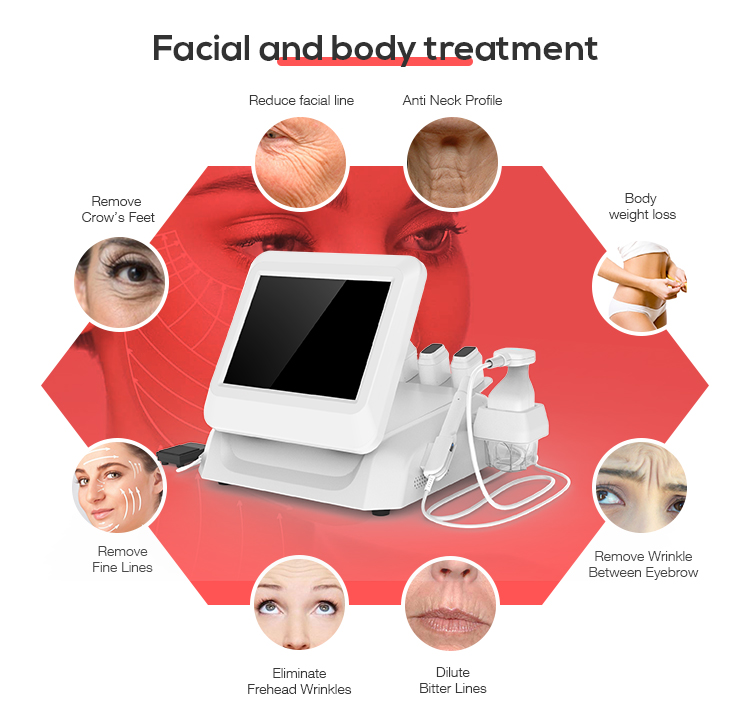 New Model Intensity Ultrasound Hifu Ultrasonic Machine for Body Lifting