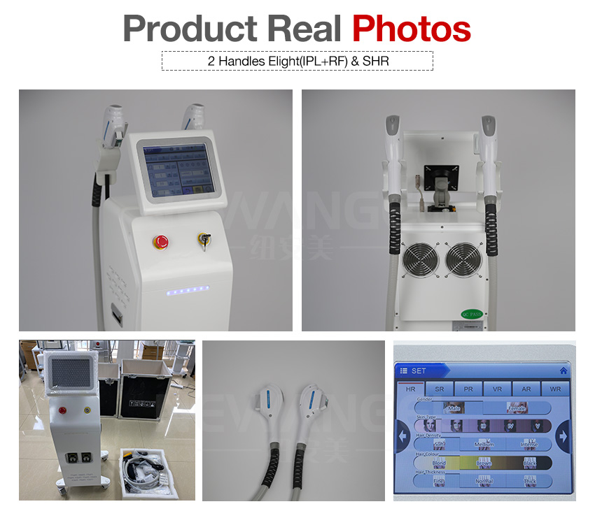 elight shr hair removal machine real photos