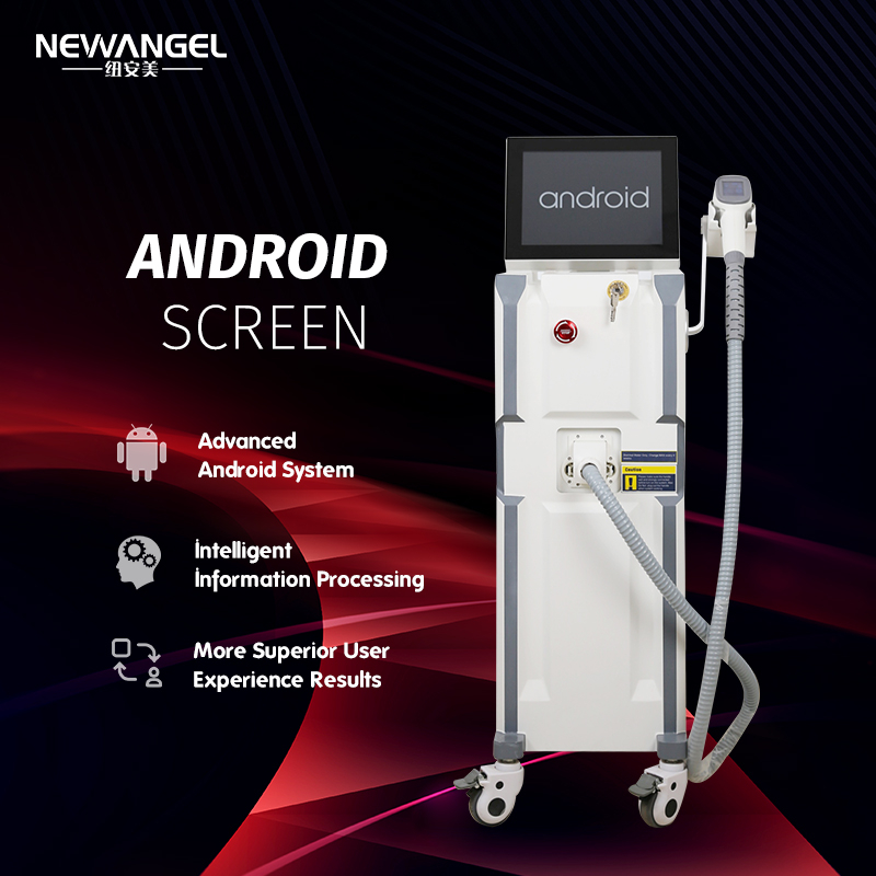 Android System 755 808 1064nm Diode Laser Hair Removal Machine for