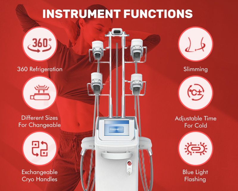 Cryo slimming machine professional freeze fat weight loss beauty salon