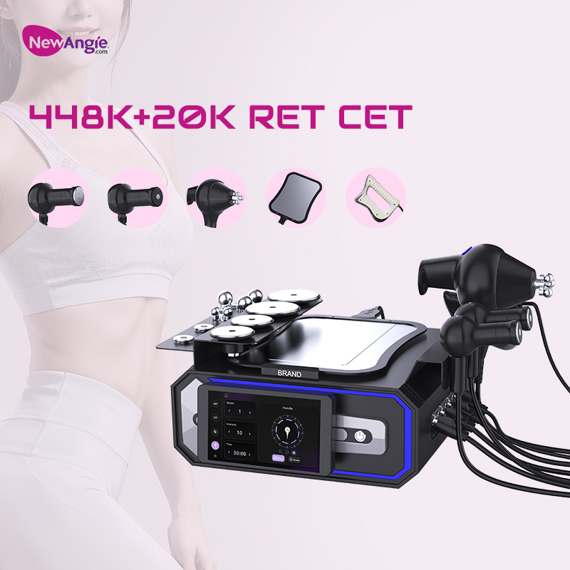Deep Heating Physiotherapy RF Skin Tightening 448KHz Tecar CET RET Machine