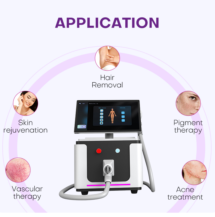 Professional ipl machine 2000W high power painless hair removal