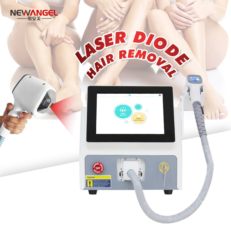 808nm Diode Laser Hair Removal Machine for All Skin Types Newangel Newest Permanent Painless Hair Removal Safety