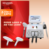 Diode Laser Hair Removal 3 Wavelengths Q Switch Nd Yag Laser 1064 Tattoo Removal Machine Salon Best Seller Painless