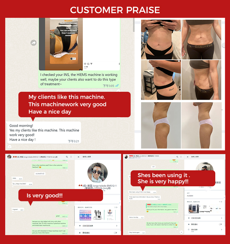 Hiemt Machine 4 Handles Hi Emt Pro Max Latest Upgrade Slim Fitness Muscle Build