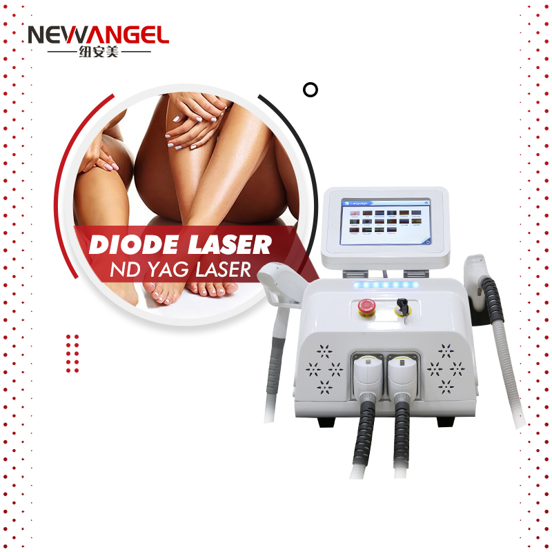 Q Switched Nd Yag Laser Tattoo Removal Laser Diode 808 Hair Removal Machine Portable 3 Wavelength Clinic Carbon Peeling