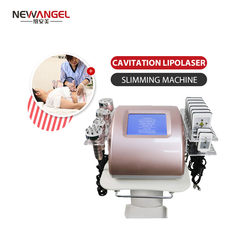 RU+6 6 in 1 RF Cavitation Body Shaping Slimming Vacuum Cavitation System Machine