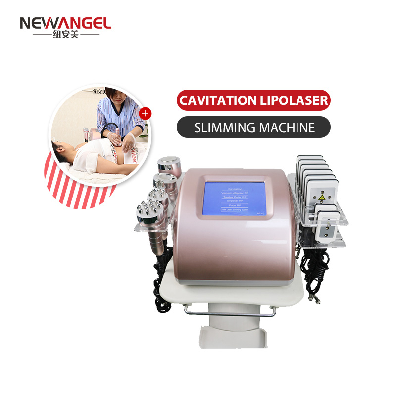 Multifunction Salon 6 in 1 40k Ultrasonic Cavitation RF Slimming Machine