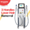 3 wavelengths machines hair removal laser with 2 handles