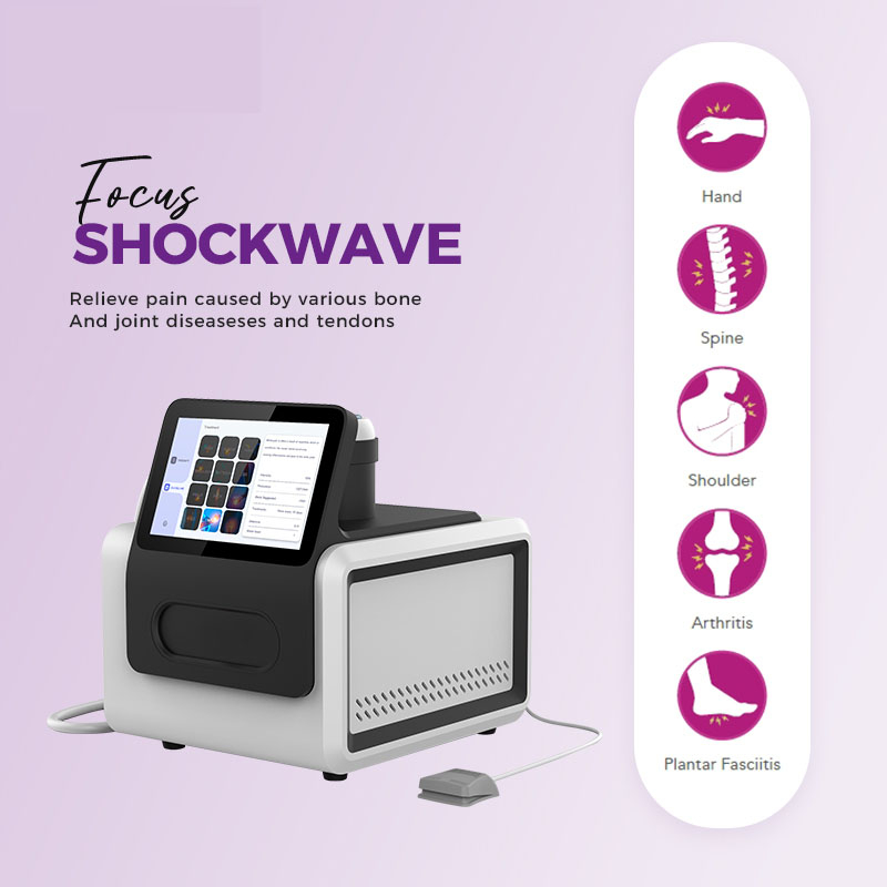 Shockwave machine by pro for body joint pain treatment