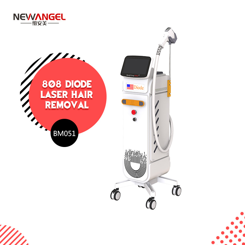 Painless 808nm Diode Laser Hair Removal Device Clinic Skin Rejuvenation