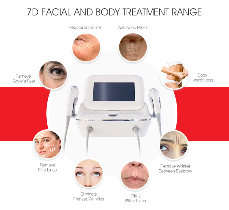 Newangel 7d Facial Skin Tightening Wrinkle Removal Body Slimming Machine