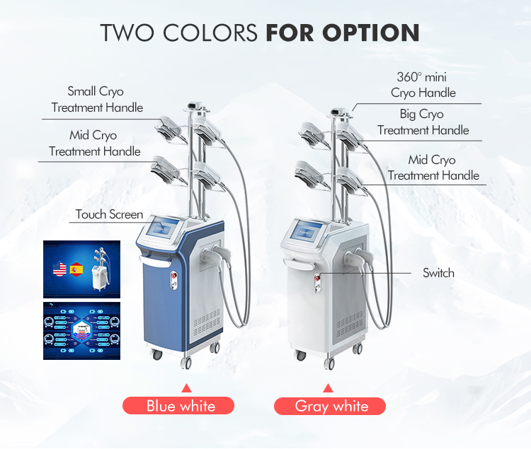 360&deg; Cryolipolisis Weight Loss Machine Fat Freezing ETG50-8S