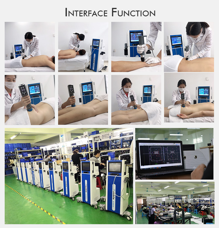 Pain Relief ED Treatment Electromagnetic Air Pressure Shock Wave Equipment