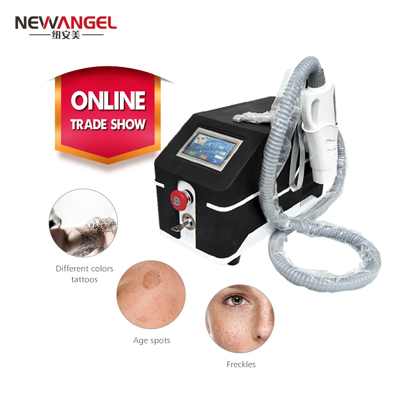 Neck tattoo removal Q switch nd yag laser machine