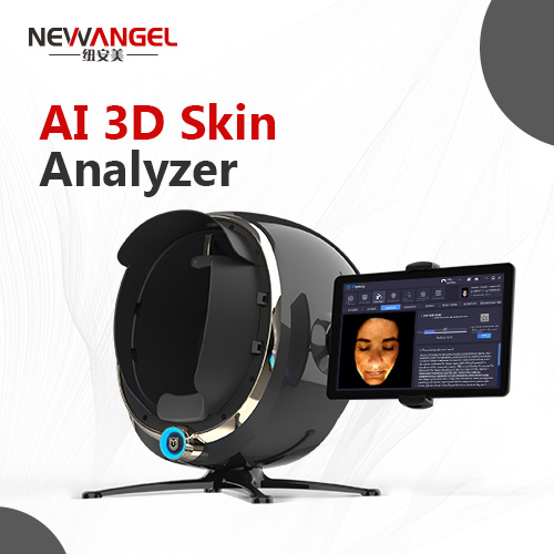 Skin age analysis AI automatic face recognition