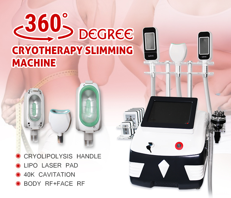 Subcutaneous fat removal cryolipolysis machine cellulite reduction 360 cavitation
