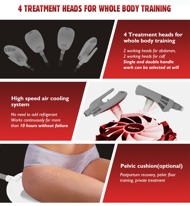 Hiemt Machine 4 Handles Hi Emt Pro Max Latest Upgrade Slim Fitness Muscle Build