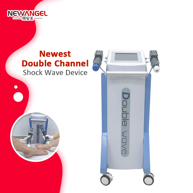 Newest Double Channel Shock Wave Machine Pain Relief ED Treatment