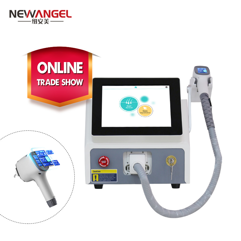 Dermatologist hair removal diode laser machine for face and body