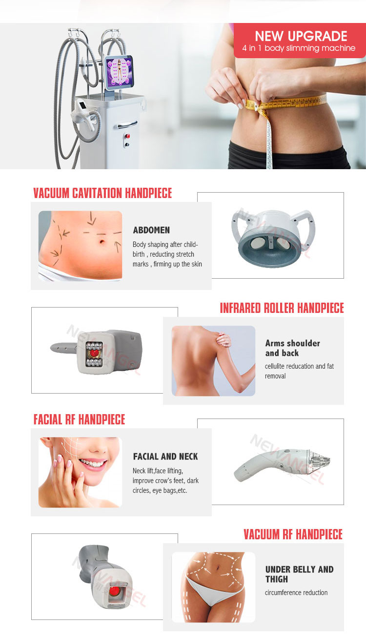 40k Ultrasonic Vela Weight Loss Body Slimming Rf Vacuum Cavitation Machine Ce Approved for Salon