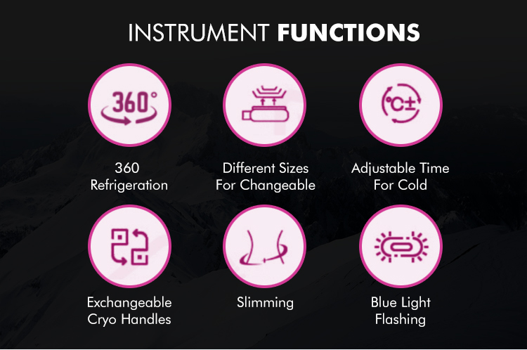 Cryolipolisis Body Slimming Belt Fat Freezing 360 Cryo Machine5