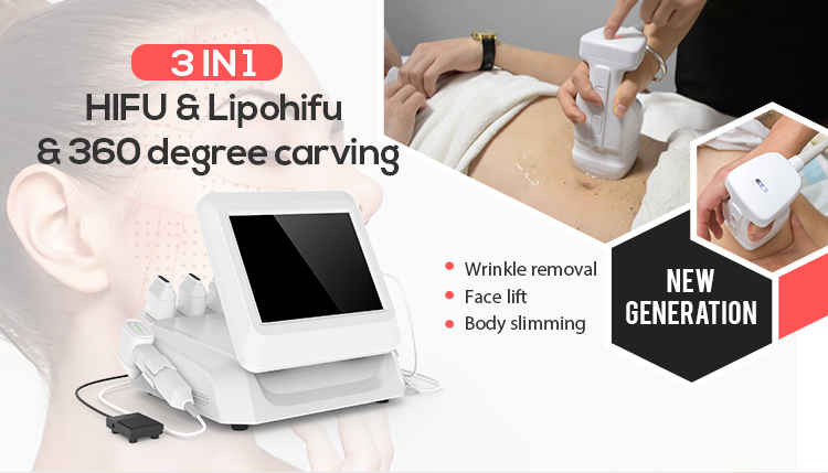 New Model Intensity Ultrasound Hifu Ultrasonic Machine for Body Lifting