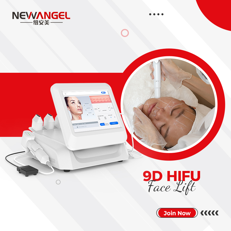 9D skin med & hifu facial machine with CE approved