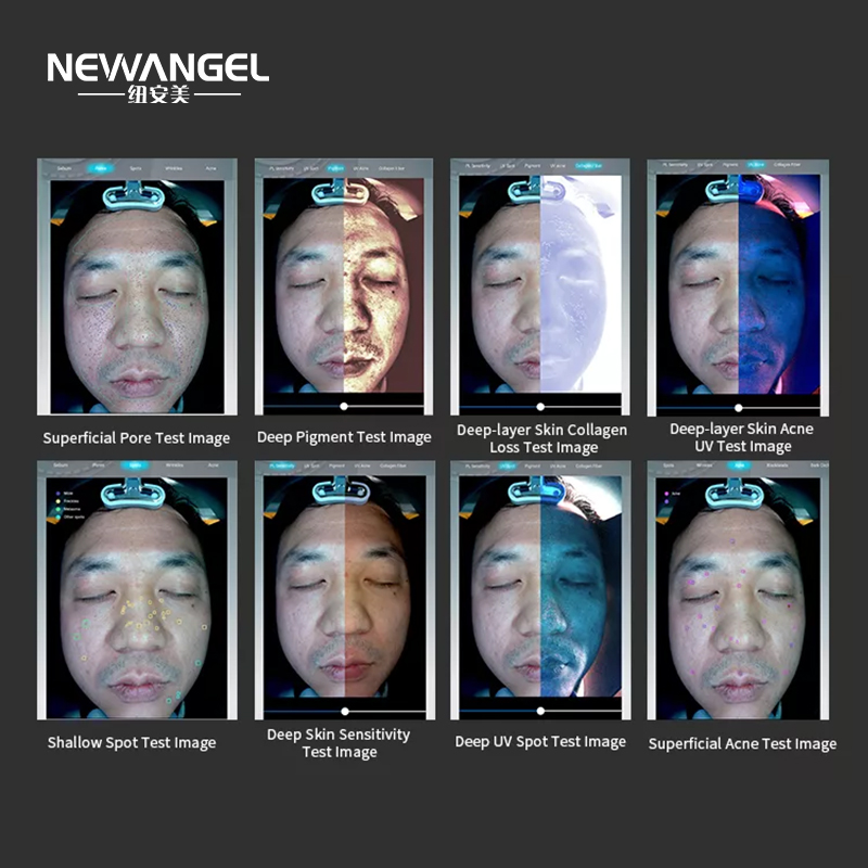 Skin Analyzer Wrinkles Pores Digital Facial Scanner Magic Mirror