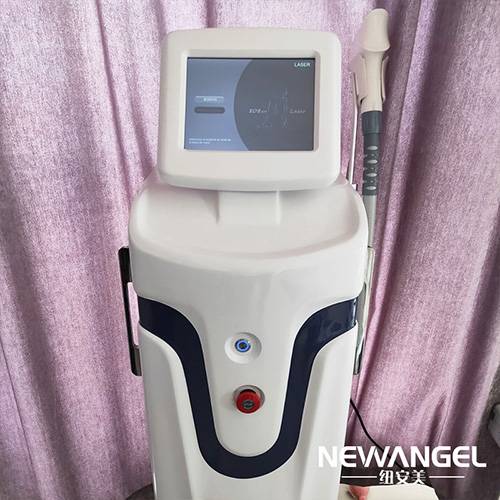 Diode laser treatment for hair removal and skin rejuvenation